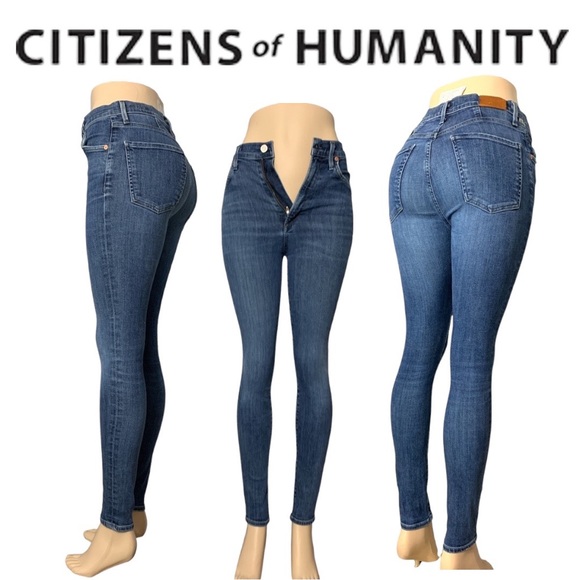 Citizens of Humanity Chrissy were High RiseSkinny Jeans Size 24 - Picture 1 of 16
